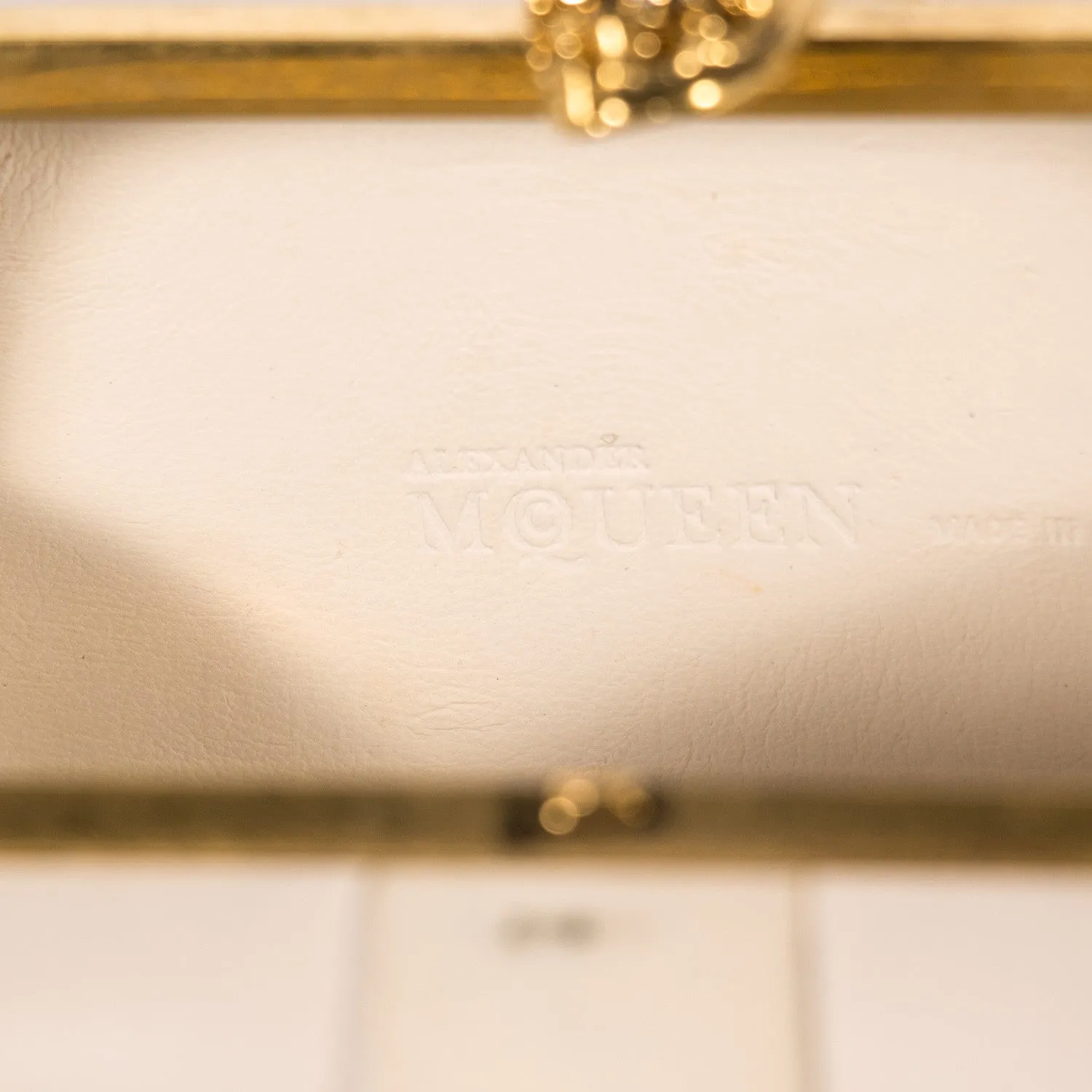 Alexander McQueen Skull Box Clutch