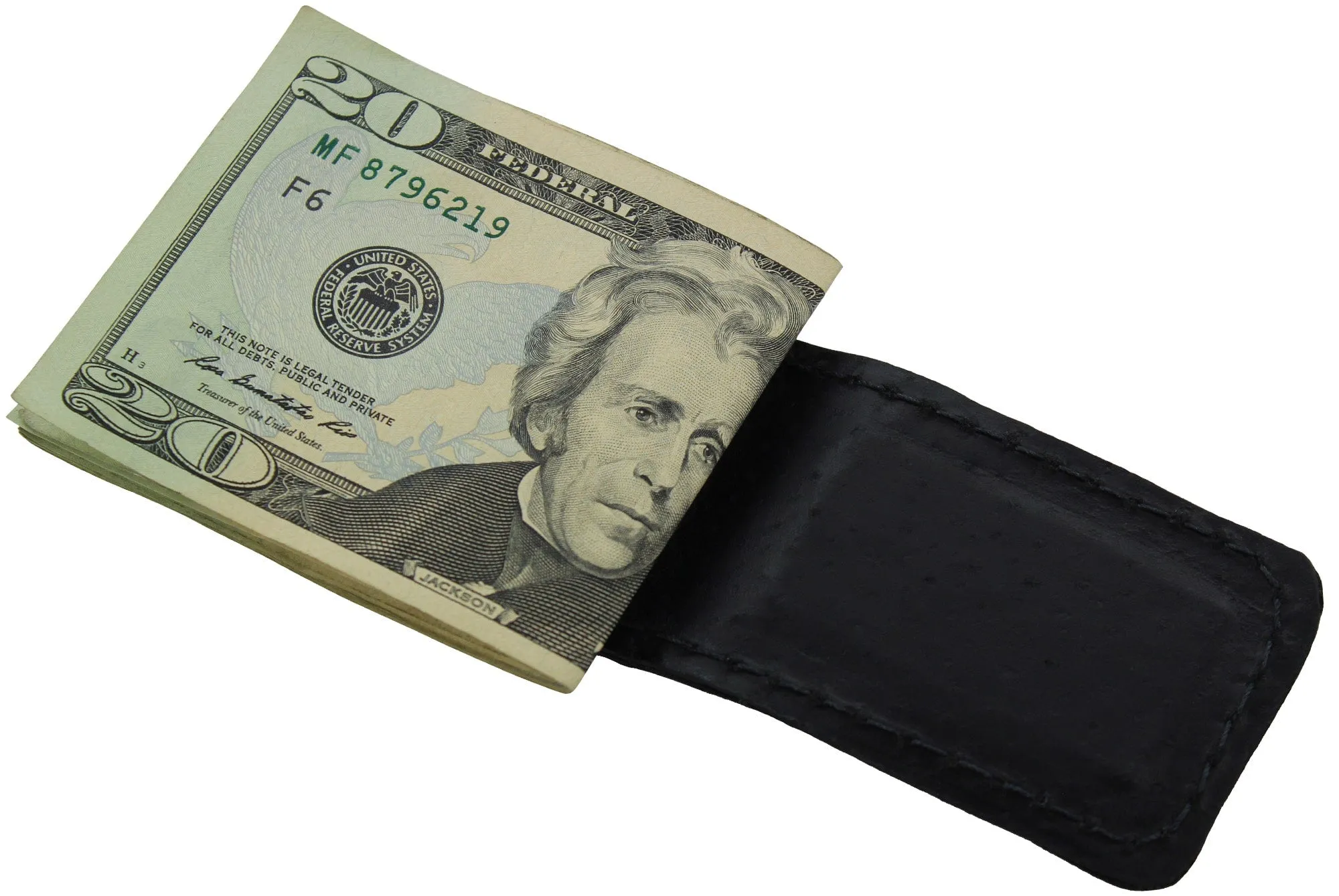 Black Elephant Men's Magnetic Money Clip